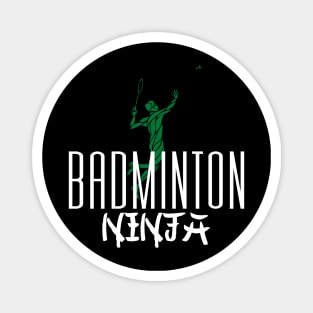 Badminton Ninja Magnet